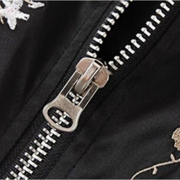 Phoenix Embrodiery Bomber Jacket - Picture 3 of 5